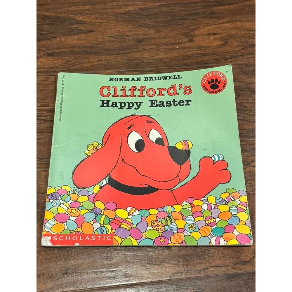 Cliffords Happy Easter By Norman Bridwell Scholastic Paperback Childrens Book
